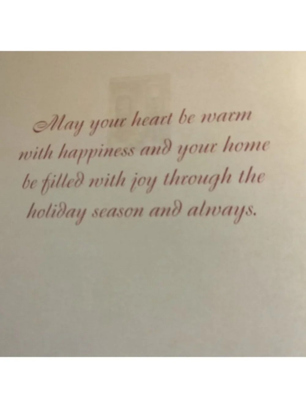 Holiday Greeting Card Simon Treadwell Christmas Door Wreath Lamppost Sled USA